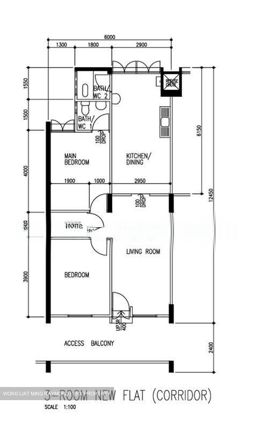 Blk 607 Yio Chu Kang Green (Ang Mo Kio), HDB 3 Rooms #555302011